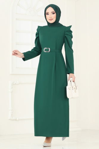 M.S.M - Dress 644MSM187 Emerald