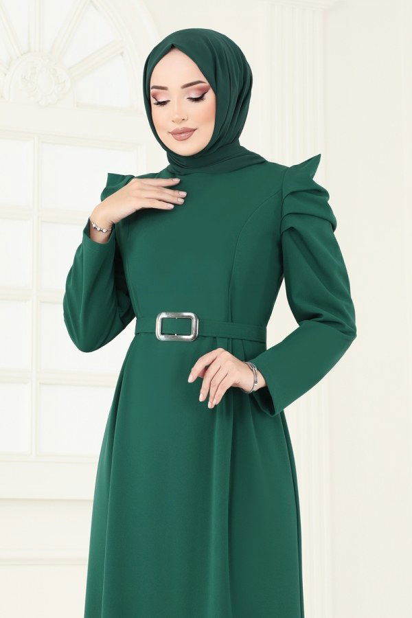 Dress 644MSM187 Emerald - 3