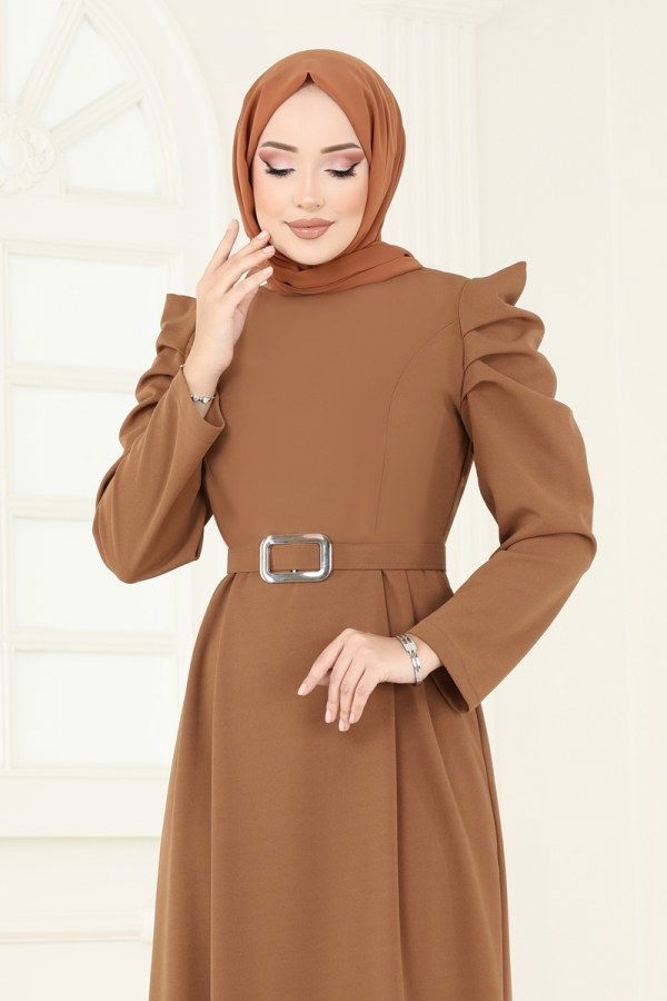 Dress 644MSM187 Tan - 3