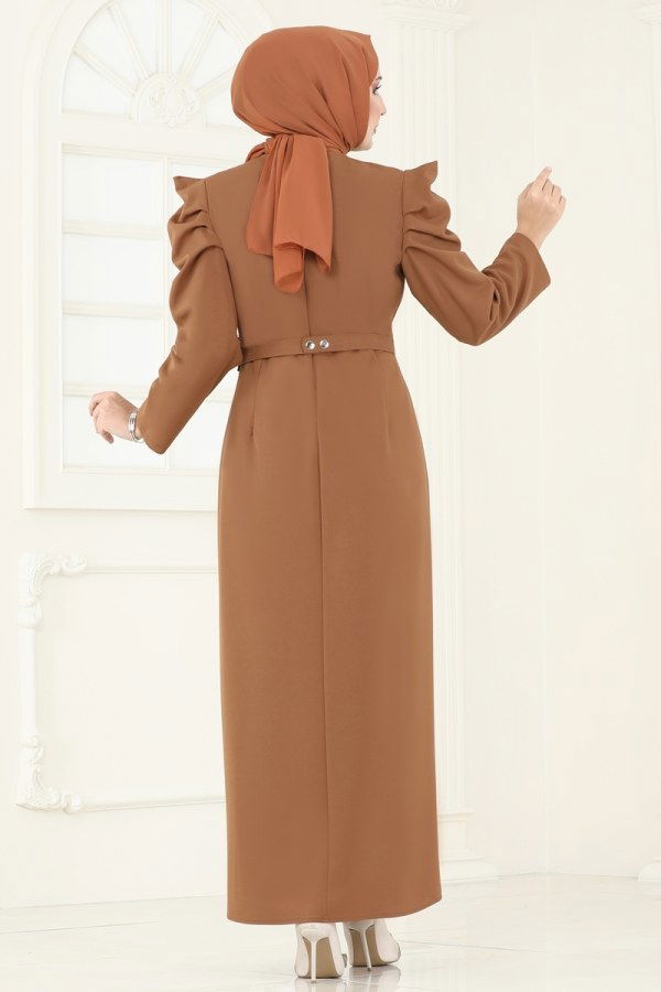 Dress 644MSM187 Tan - 4