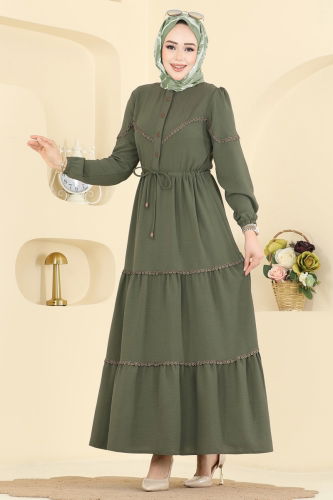 O.R.G. - Dress 6601ORG1169 Light Khaki