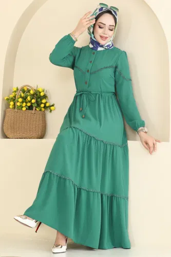 O.R.G. - Dress 6601ORG1169 Mold Green