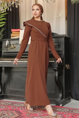 M.S.M. - Dress 664MSM187 Brown