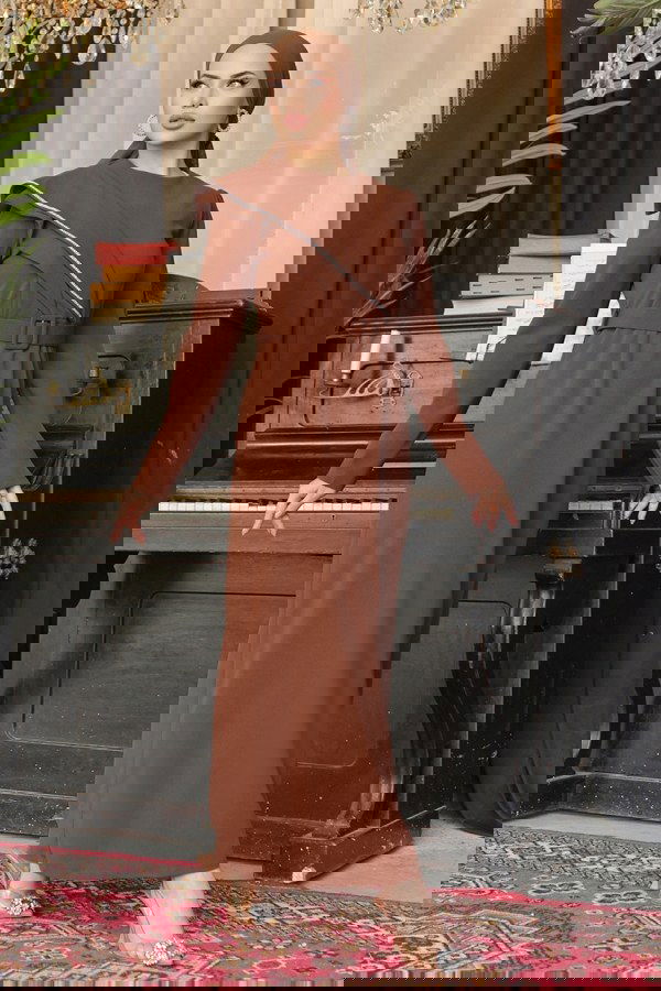 Modaselvim NET 20%+20% DISCOUNT IN THE CARD Dress 664MSM187 Brown