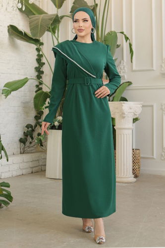 M.S.M - Dress 664MSM187 Emerald