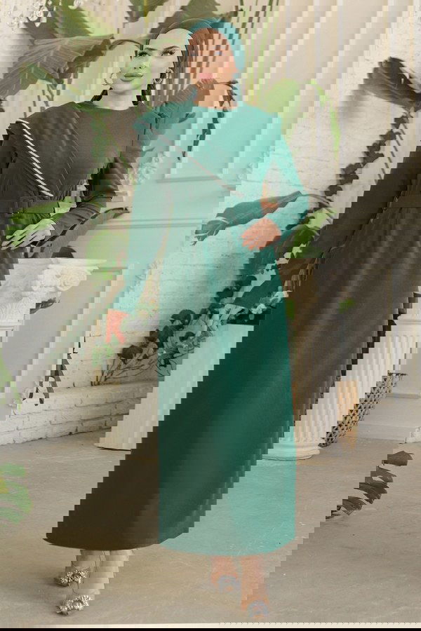 Modaselvim NET 20%+20% DISCOUNT IN THE CARD Dress 664MSM187 Emerald