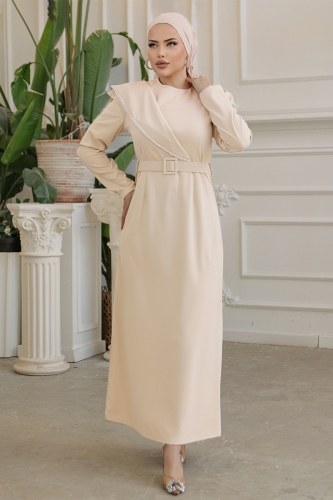 M.S.M - Dress 664MSM187 Stone