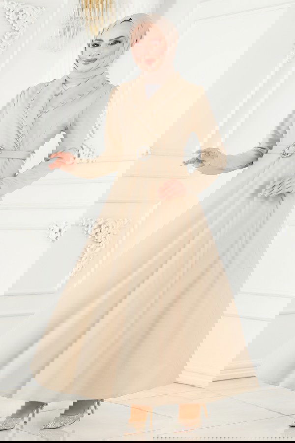 Modaselvim NET 20%+20% DISCOUNT IN THE CARD Dress 667MSM187 Stone