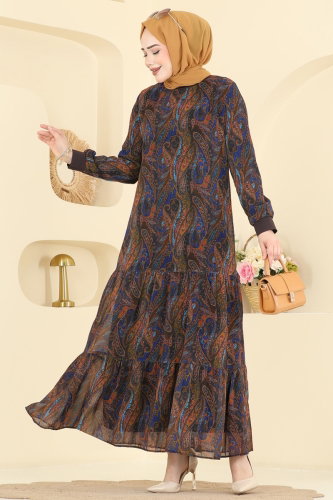 O.R.G. - Dress 6803ORG1169 Oil Green