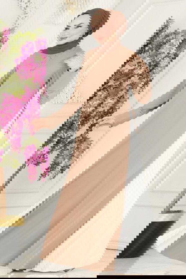 Modaselvim NET 20%+20% DISCOUNT IN THE CARD Dress 6858MDH809 Vision&Ecru