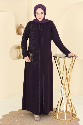 O.Z.T. - Dress 7018OZT1013 Damson