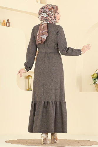 moda selvim Dress 702PM271 Dark Vision - Thumbnail