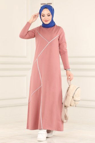 N.Z.R. - Dress 7047NZR779 Dried Rose