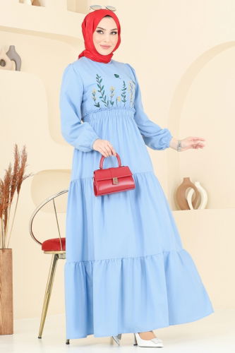 A.S.N. - Dress 7063ASN888 Baby Blue