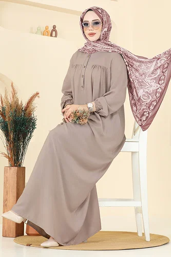 moda selvim Dress 7103ERK1158 Vision - Thumbnail