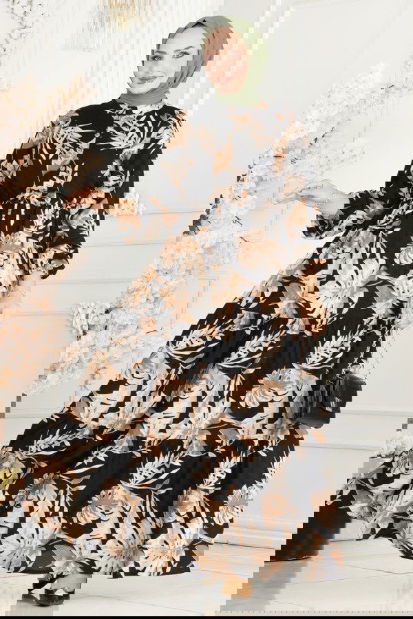 Modaselvim الفساتين الفستان أسود 7119BG354