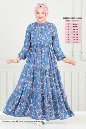 MRV B.G.S. - Dress 7122BGS895-M Indigo
