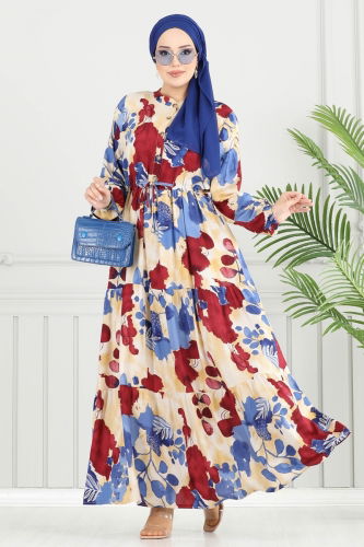 B.G.S. - Dress 7124BG354 Indigo
