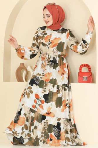 B.G.S. - Dress 7124BG354 Khaki