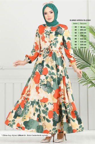 MRV B.G.S. - Dress 7124BGS895-M Khaki