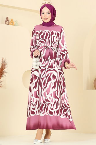 B.G.S. - Dress 7127BG354 Dark Rose Dusky