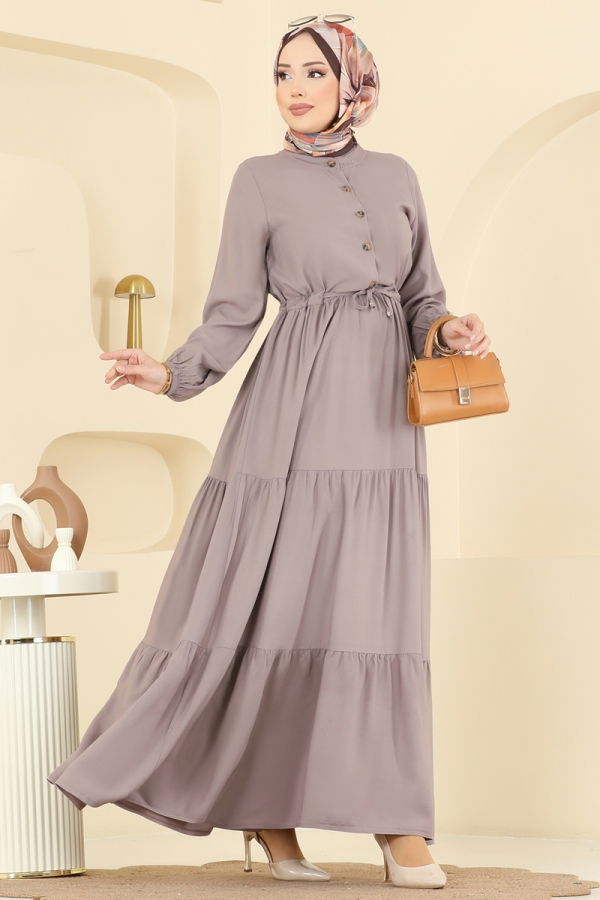 Modaselvim الفساتين الفستان بيج 7138BG354