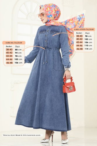 M.S.M - Dress 713MSM187 Light Denim