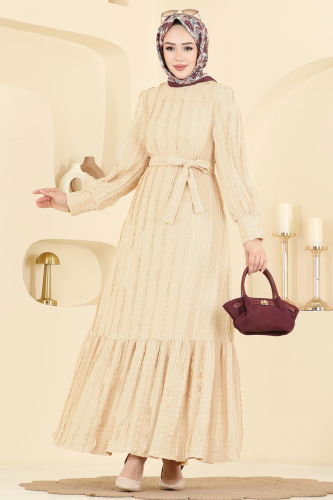 B.G.S. - Dress 7150BG354 Beige