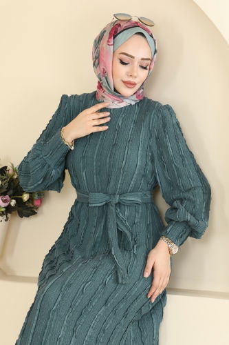 B.G.S. - Dress 7150BG354 Petroleum