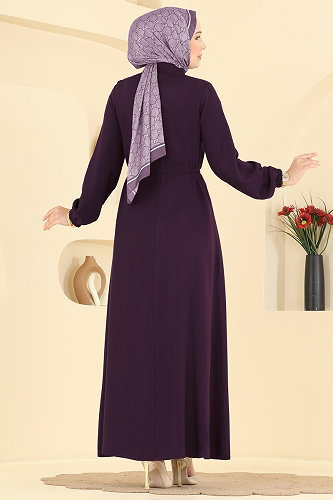 moda selvim الفستان توتي 7152BG354 - Thumbnail