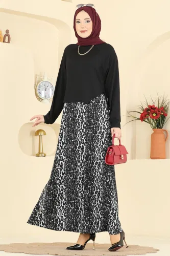 E.R.K. - Dress 7153ERK1158 Black