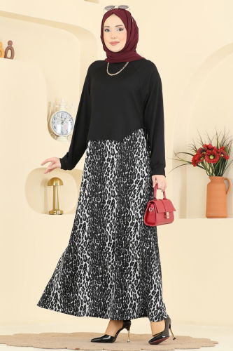 E.R.K. - الفستان أسود 7153ERK1158