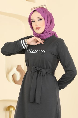 P.R.M. - Dress 715PM271 Anthracite