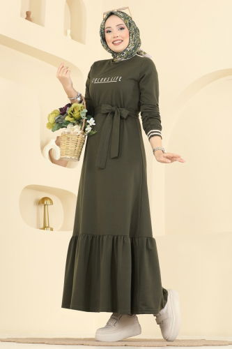 P.R.M. - Dress 715PM271 Khaki