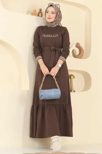 P.R.M. - Dress 715PM271 Light Brown