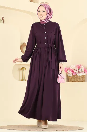 moda selvim الفستان توتي 7160BG354 - Thumbnail