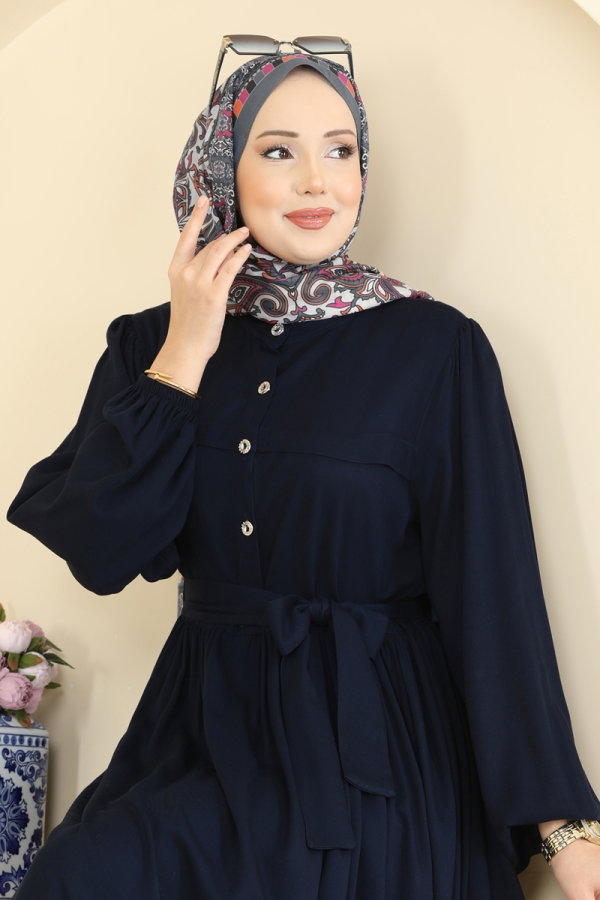 Modaselvim A FEAST OF DEALS Dress 7160BG354 Dark Navy Blue