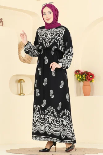 E.R.K. - Dress 7163ERK1158 Black
