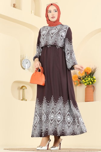 B.G.S. - Dress 7164BG354 Brown