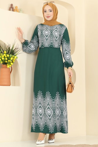 B.G.S. - Dress 7164BG354 Emerald