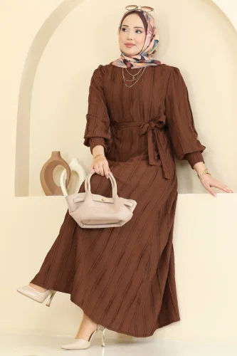 B.G.S. - Dress 7166BG354 Brown