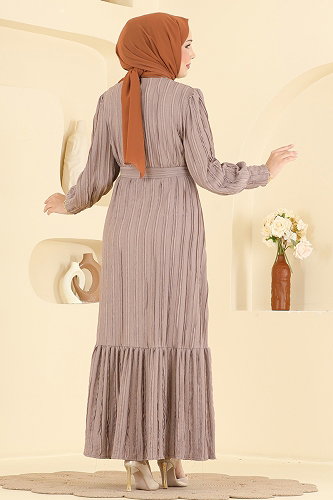 moda selvim Dress 7172ERK1158 Vision - Thumbnail
