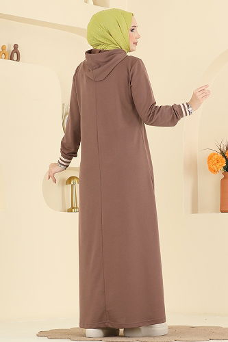 moda selvim Dress 717PM271 Powder Vision - Thumbnail