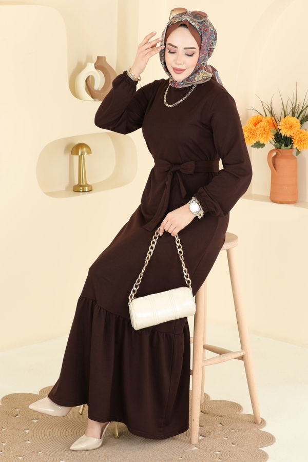 Modaselvim Dress Dress 718PM271 Brown
