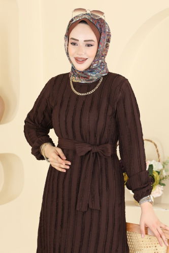 P.R.M. - Dress 726PM271 Brown