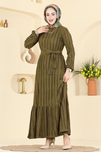 P.R.M. - Dress 726PM271 Khaki