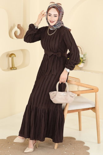 P.R.M. - Dress 726PM271 Light Brown
