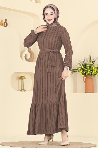 moda selvim Dress 726PM271 Vision - Thumbnail