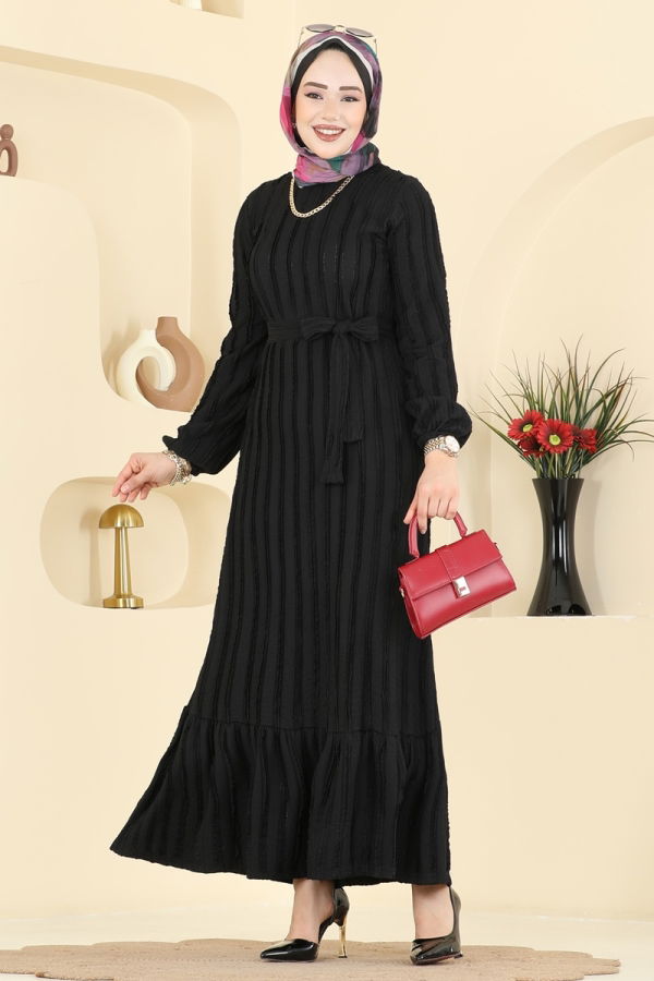 Modaselvim Dress Dress 757OZN1046 Black