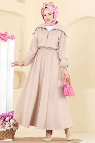 T.E.G. - Dress 8008TEG847 Stone